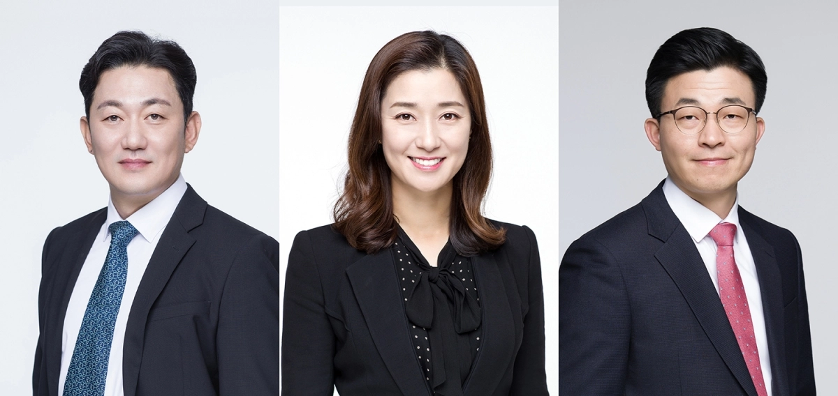 왼쪽부터 법무법인 세종의 이동건 대표변호사, 이숙미 변호사, 안효섭 소장. 법무법인 세종 제공