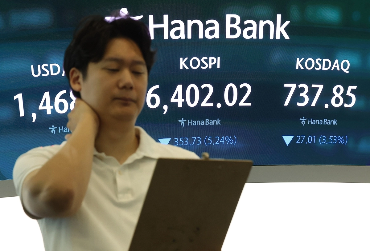 증시 급락 개장
