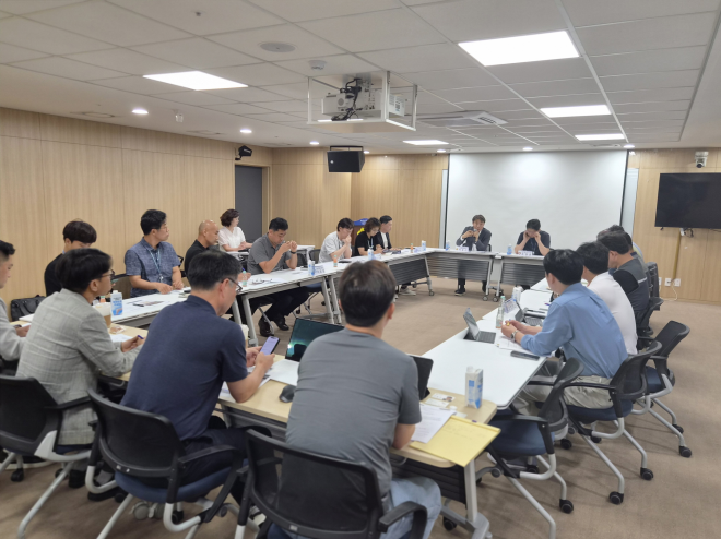 이홍근 경기도의원, 우만테크노밸리 내 SK브로드밴드 방송국 침수피해 대책 마련 위한 정담회 개최