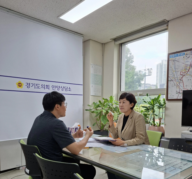 이채명 경기도의원, 호계동 열선 설치사업 및 주민생활 불편 현장 점검