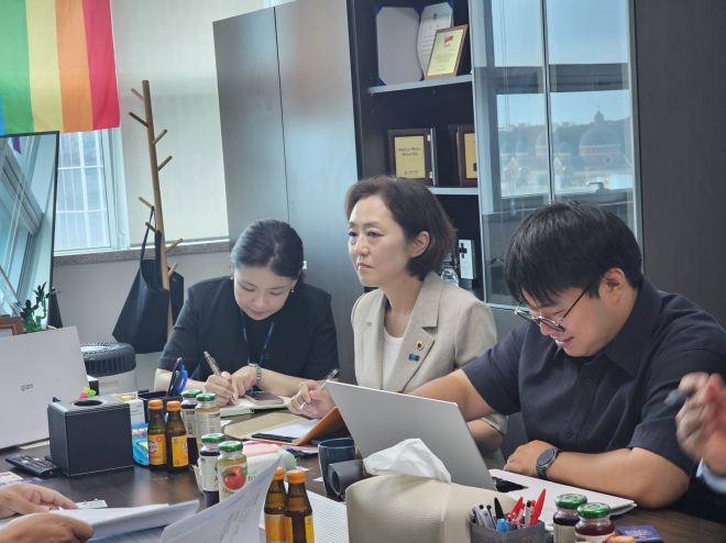 차유미 경기도의원, 경기도의료원 노조와 통상임금 등 현안 논의