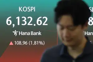 코스피 1.09% 오른 6089.11 개장…삼전닉스 상승 출발