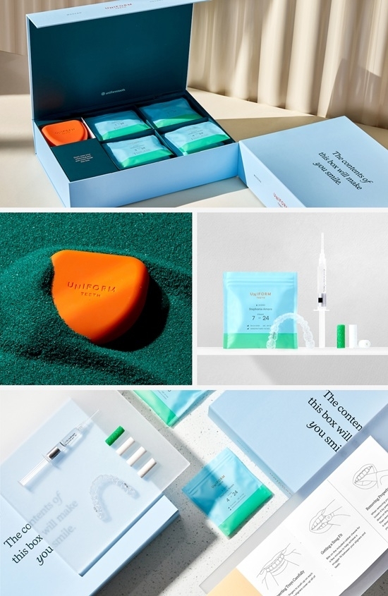 Uniform Teeth 투명교정 패키징 디자인 수상작
