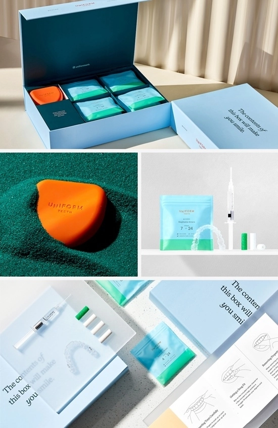 Uniform Teeth 투명교정 패키징 디자인 수상작