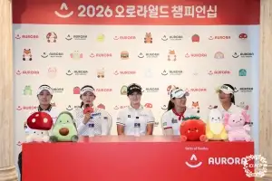 KLPGA 오로라 월드 챔피언십 4번 홀 경계령 “3번 우드 두번 쳐야...”