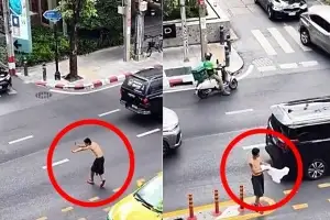“한국인 왜 저래”…남의 나라서 웃통 벗고 ‘이상행동’ 50대男 체포 [이슈픽]