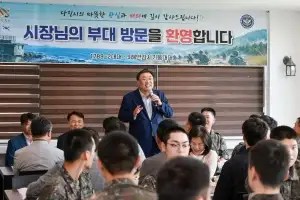 김기재 당진시장, ‘국군 장병 건강한 여름나기’ 응원