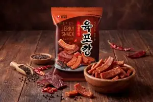농심 ‘육포깡’ 흥행 조짐… 출시 한 달 만에 300만봉 판매