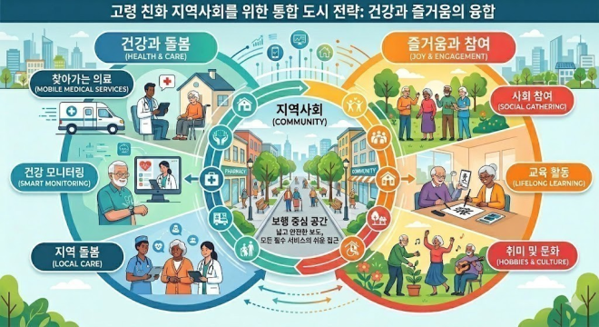 경기연구원, 의료·돌봄·사회참여·보행환경 ‘걸어서 15분 동네’ 안에 묶어야