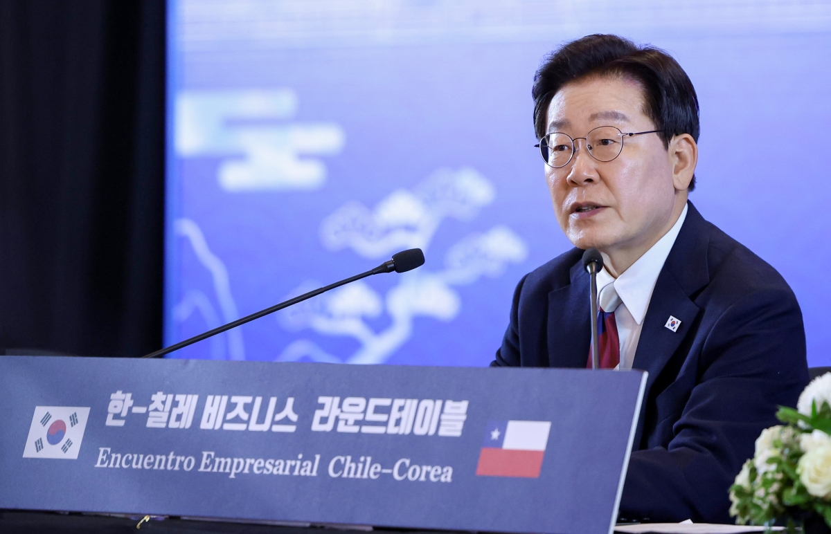 이재명 대통령, 한-칠레 비즈니스 라운드 테이블 발언
