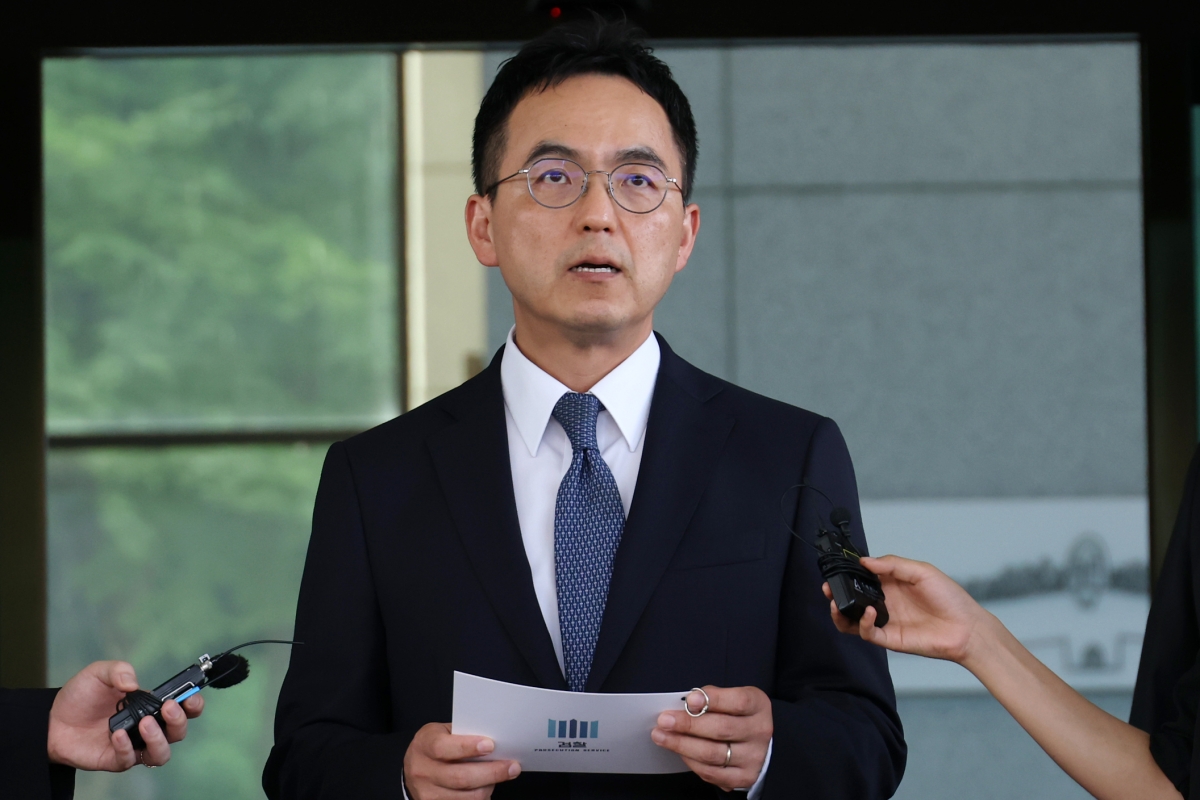 입장 말하는 검찰총장 직무대행