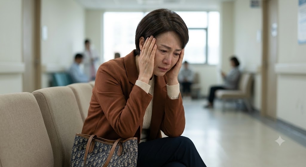 우연히 들은 동생 부부의 대화 한마디에 그동안 쌓아온 신뢰와 가족애는 순식간에 무너져 내린 언니의 심정을 상상한 AI 응용 이미지. 2026. 8. 2. 서울신문