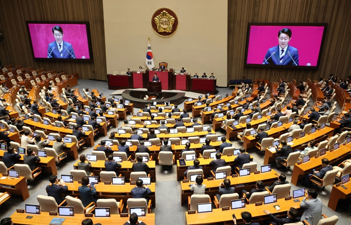제436회 국회(임시회) 제1차 본회의. 연합뉴스