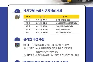 광주 시내버스 노선개편, ‘시민 공감대’가 먼저
