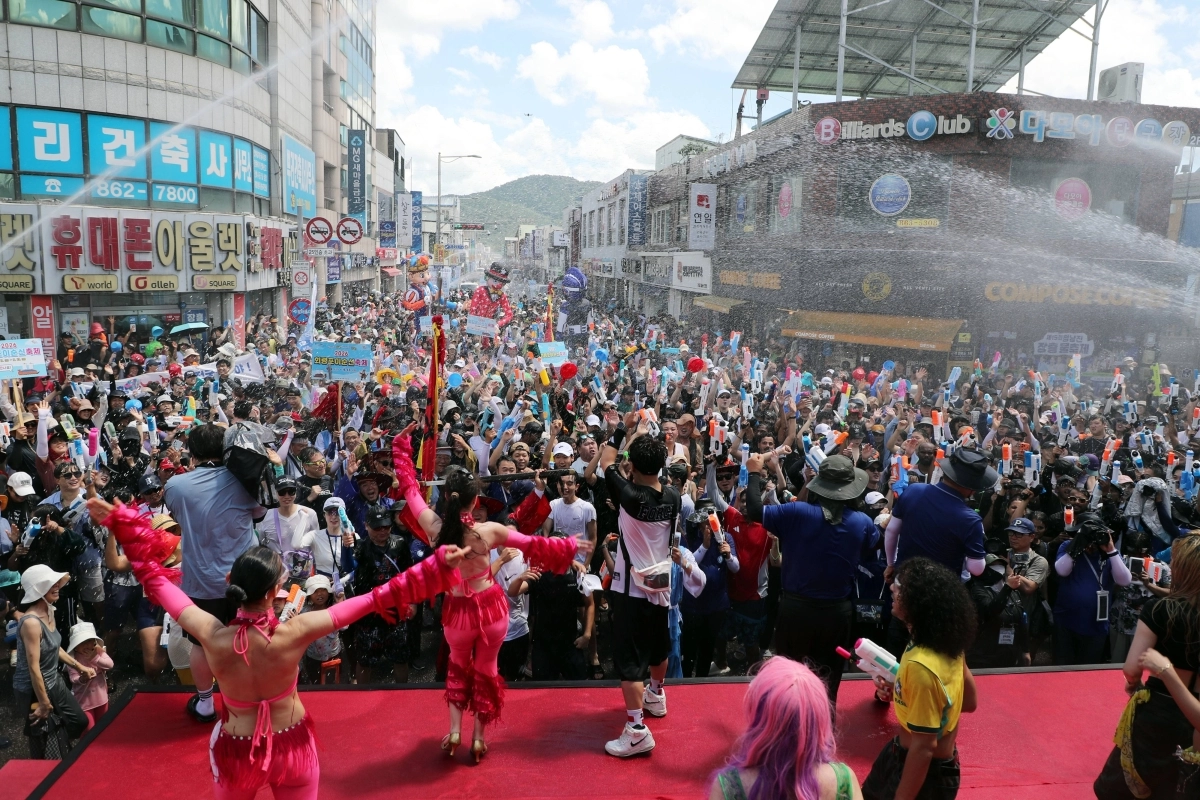살수대첩 거리퍼레이드