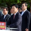 野, 청와대 앞 현장 최고위…“李 대통령, 보완수사권 폐지 거부권 행사” 촉구