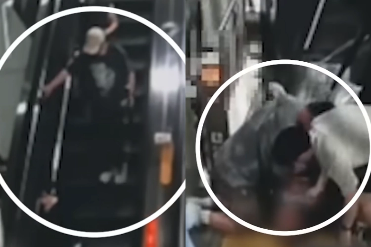 출근길 지하철역에서 의식을 잃고 쓰러진 남성(왼쪽)이 현장에 있던 경찰관과 시민들의 신속한 응급처치 덕분에 무사히 목숨을 구한 사연이 뒤늦게 알려졌다. 대한민국 경찰청 유튜브 캡처