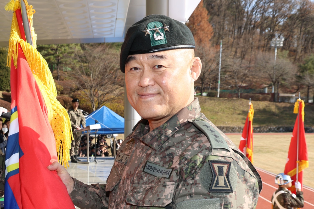 한기성 육군 1군단장. 육군 1군단 제공