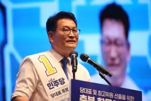 송영길 “선호투표제 宋 찍어도 사표 없다…10%만 나와도 과반 안돼”