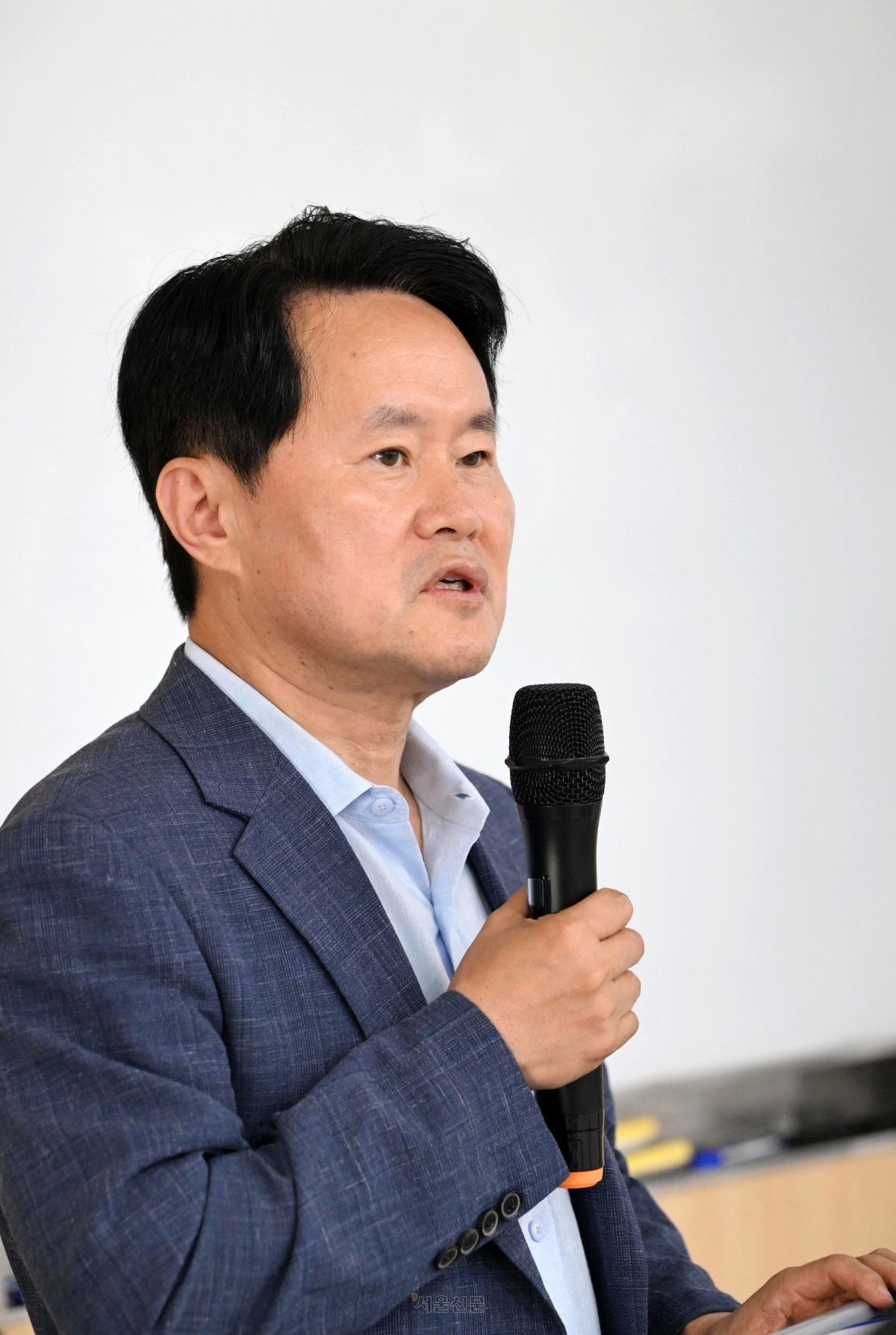3일 오후 서울 관악구 서울대학교 융합관에서 열린 ‘K-과학인재 아카데미 고등학생 캠프 입소식’에서 강병철 서울대학교 농업생명과학대학 학장이 환영사를 있다. 2026.8.3 도준석 전문기자