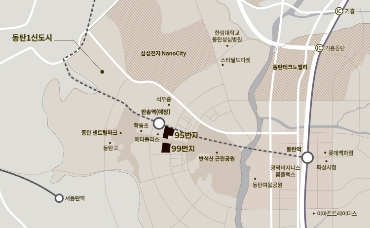 아크메르 동탄 지역도[사진=아크메르 동탄]