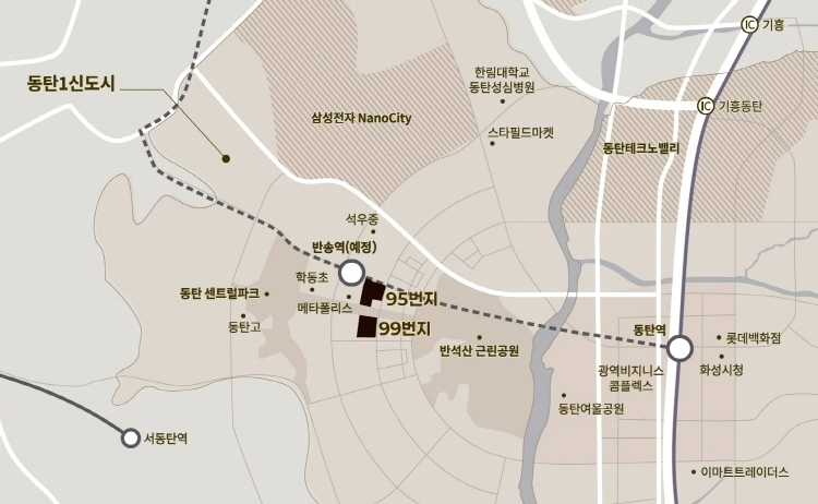 아크메르 동탄 지역도[사진=아크메르 동탄]
