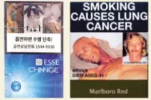 섬뜩한 담뱃갑 경고문…금연 효과는 뒷걸음질