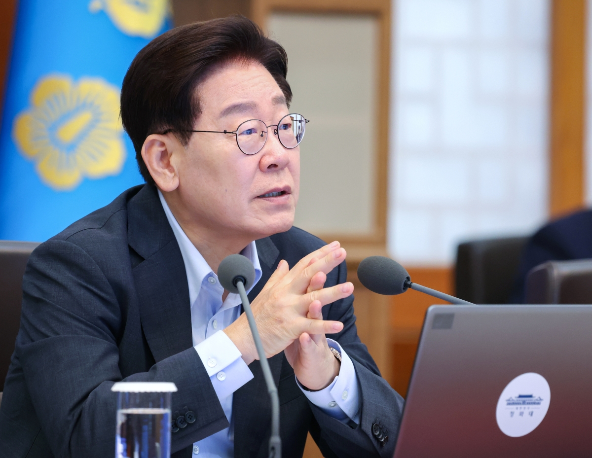 이재명 대통령이 4일 청와대에서 열린 국무회의에서 발언하고 있다. 2026.8.4. 청와대통신사진기자단