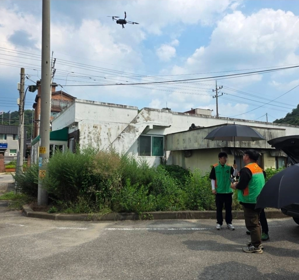 세종시가 가동에 들어간 폭염 대응 드론팀. 세종시 제공