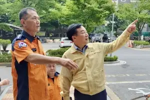 김귀근 경기도의원, 군포소방서와 공동주택 화재예방 현장점검 나서