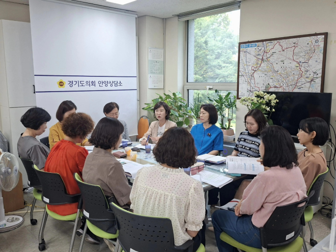 최경순 경기도의원, 안양시 복지현안, 경기도와 연결하여 안정적 운영해야