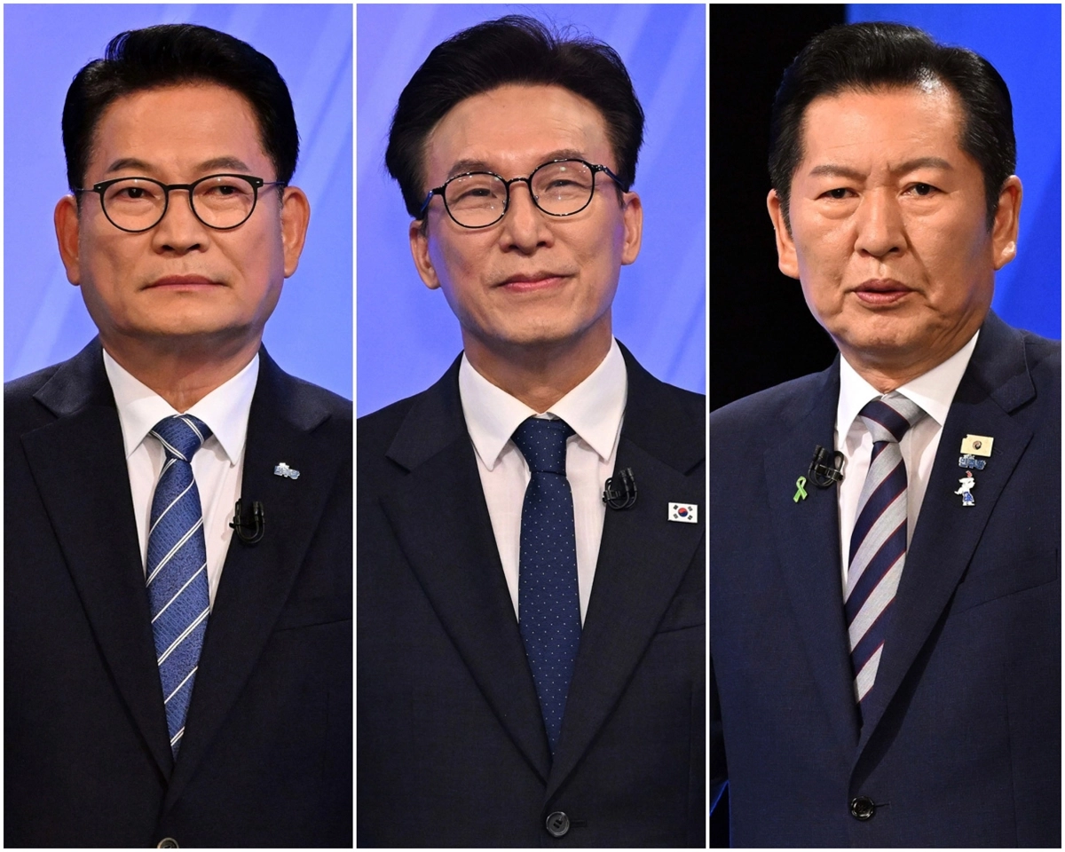 송영길·김민석·정청래, 2차 TV 토론 ‘격돌’