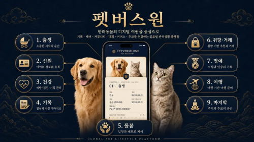 ‘반려동물의 탄생부터 이별까지’… ‘펫버스원’ 출범