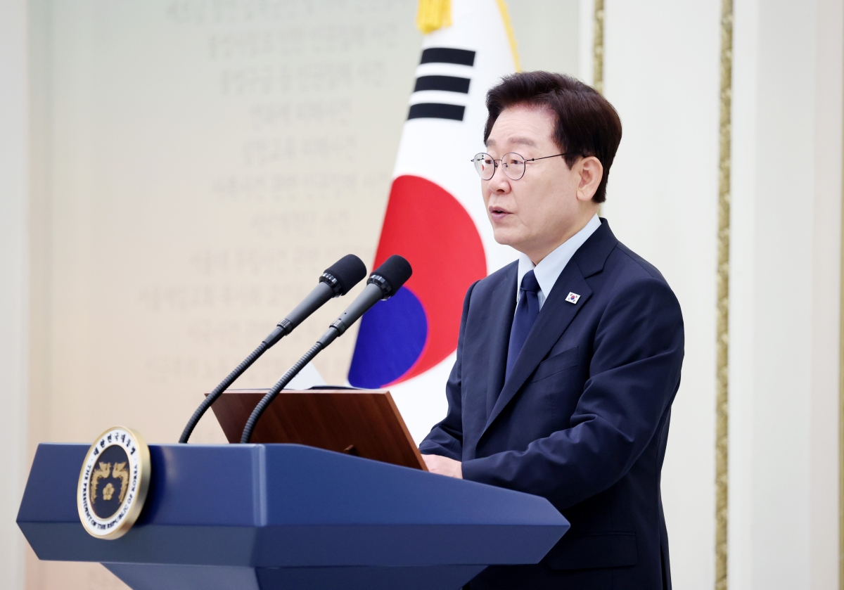 발언하는 이재명 대통령