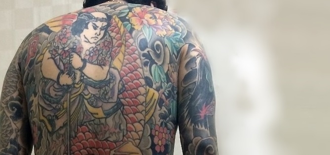 전신 문신. 해당 기사와 직접적인 관련 없는 자료사진. 연합뉴스