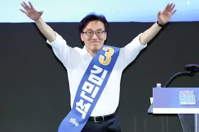 김민석, 민주당 제주·인천 경선서 정청래 제치고 1위