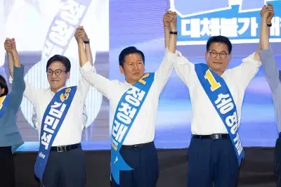 김민석, 2주차 경선 싹쓸이… 정청래와 1.48%P차
