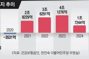 1분기 건강보험 적자 4조… 5년 만에 흑자 끊겼다