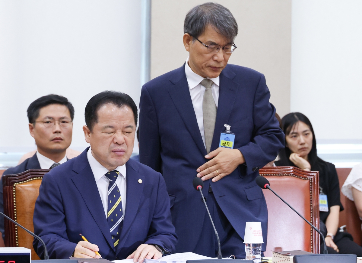 노태악 전 중앙선거관리위원장, 선관위 국조특위 3차 청문회 참석