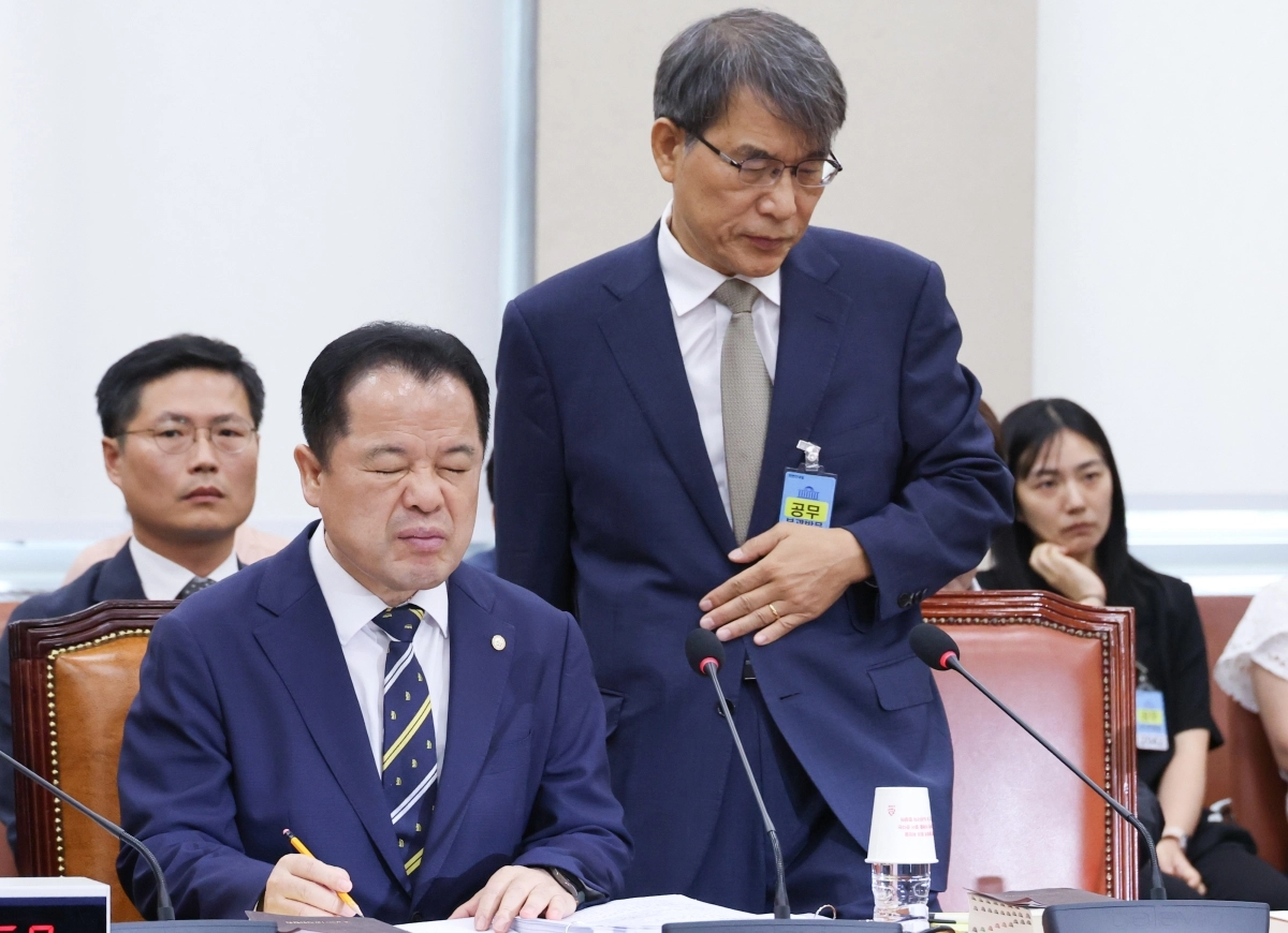 노태악 전 중앙선거관리위원장, 선관위 국조특위 3차 청문회 참석