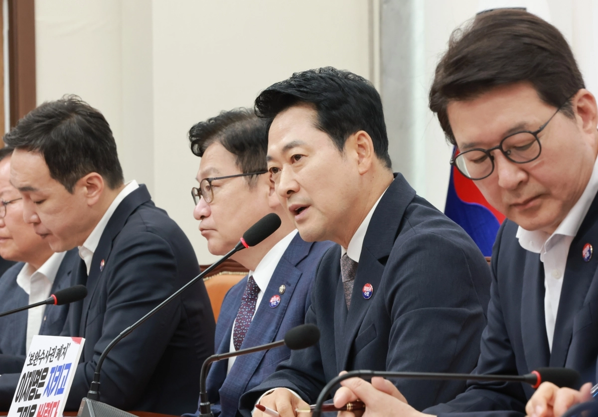 국민의힘 장동혁 대표, 최고위원회의 발언