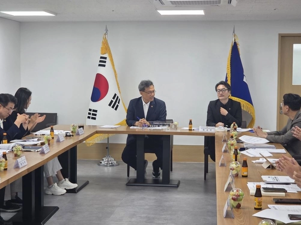 서울시의회 더불어민주당 ‘정책조정회의’ 현장. 서울시의회 제공