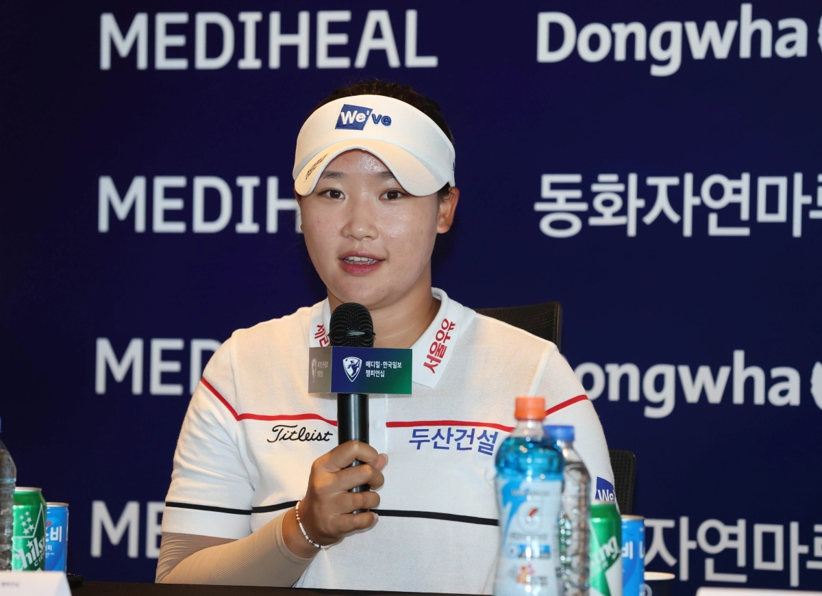 질문에 답하는 김민솔. 대회조직위원회 제공.