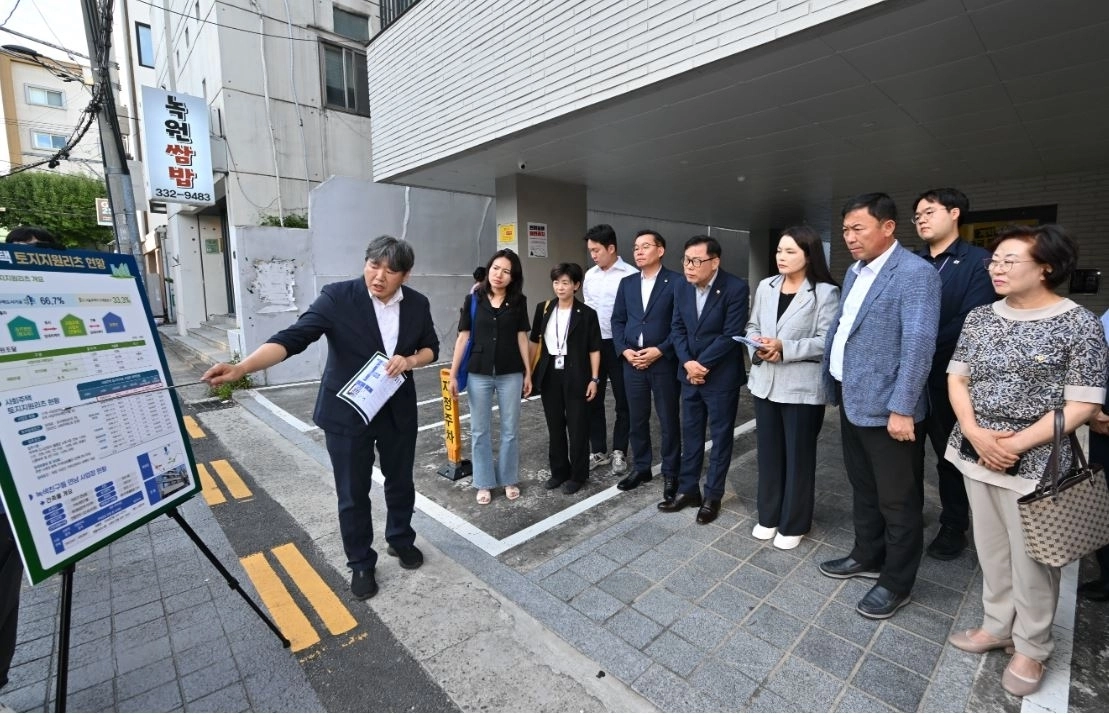 SH 현안 브리핑 청취(마포구 연남동). 서울시의회 제공