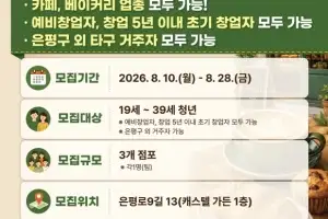 “청년 사장님 모십니다”…은평구 ‘청년식당’ 3곳 신규 모집