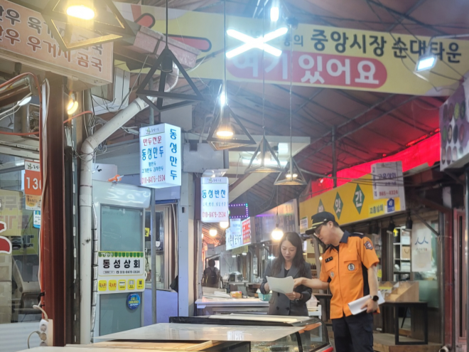 안시현 경기도의원, 동두천소방서와 화재 취약지역 현장 점검