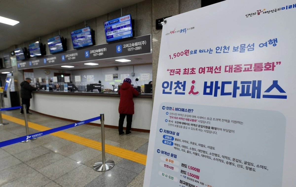 i바다패스 배너. 인천시 제공