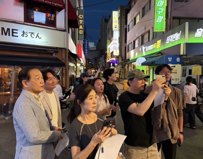 서울시 ‘G3기획위’, 을지로 야간 골목상권·관광 인프라 점검