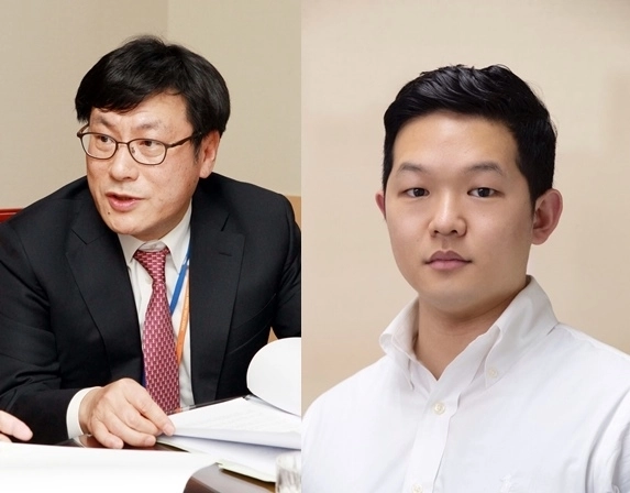 손현덕(왼쪽) 매일경제 주필·김은중 조선일보 워싱턴 특파원.