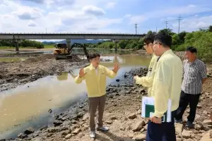 김철우 보성군수, 가뭄 대응 농업용수 확보 ‘총력’